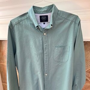 Button-Down Collar Washed Oxford Shirt